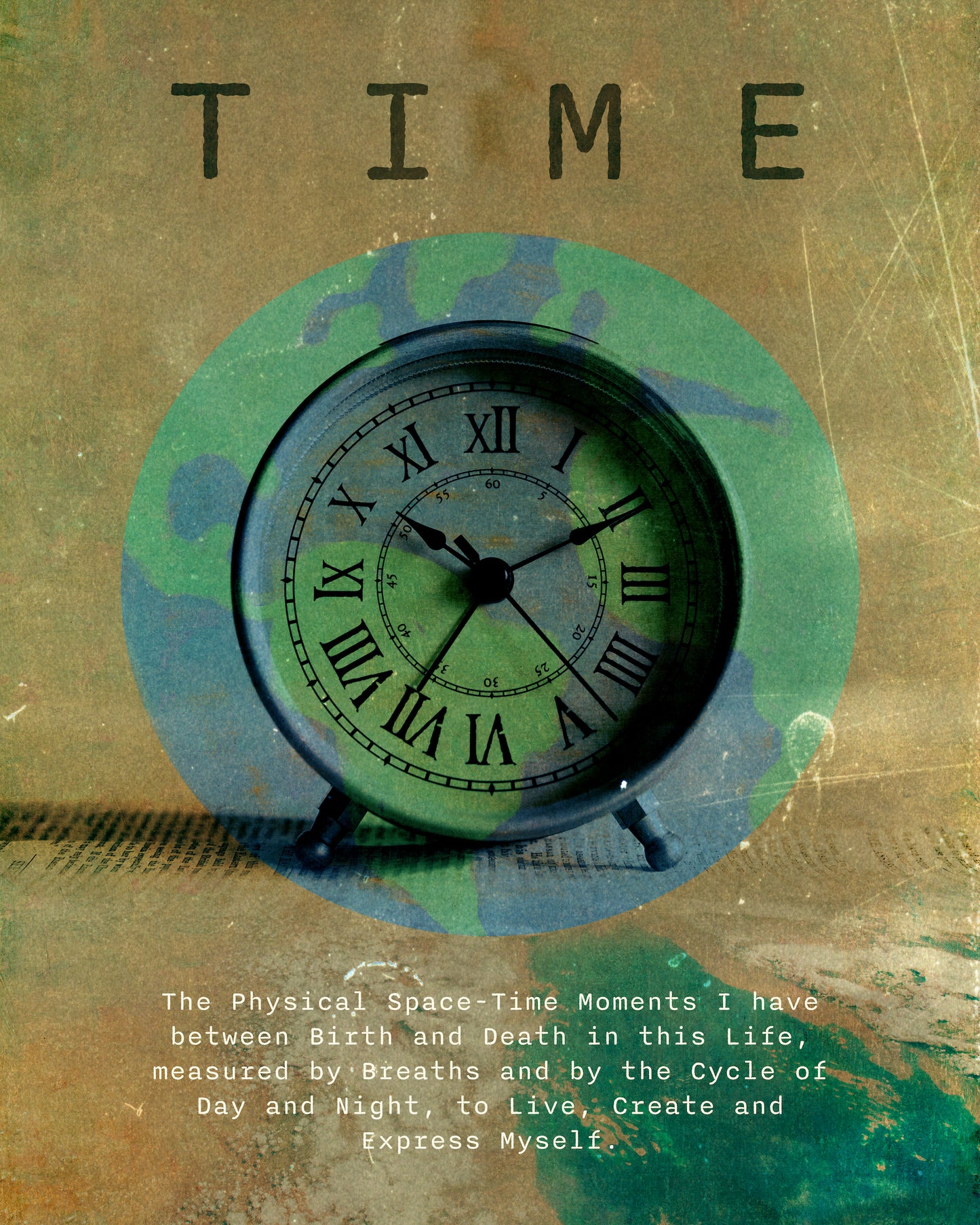 "Time" - Framed poster