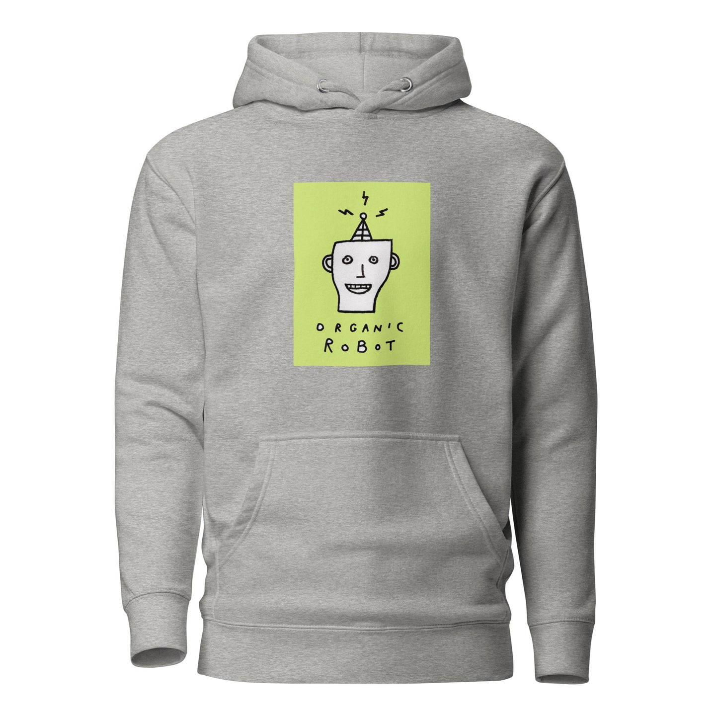 Organic Robot, Green - Unisex Hoodie