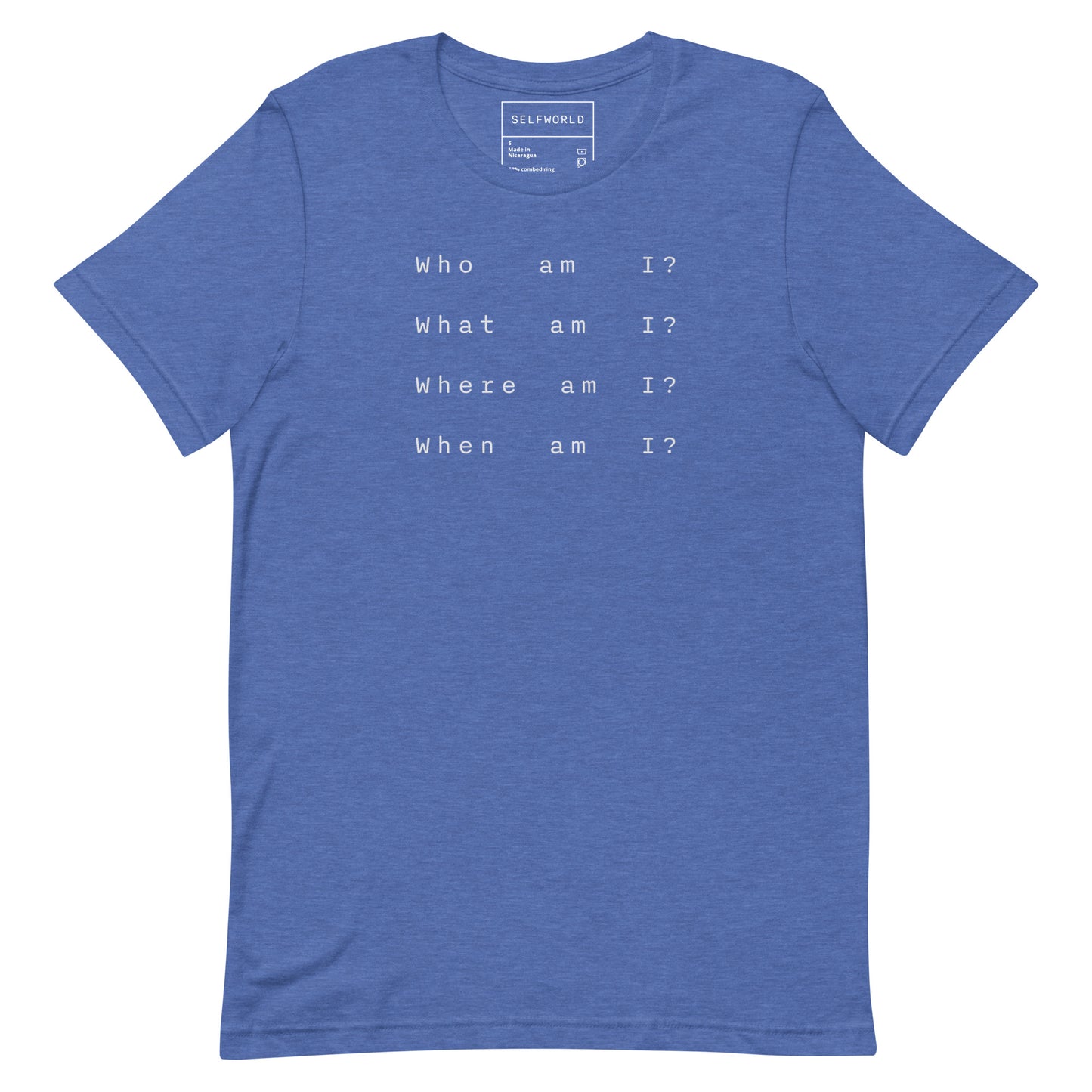 Who, What, When, Where Am I? - Unisex t-shirt