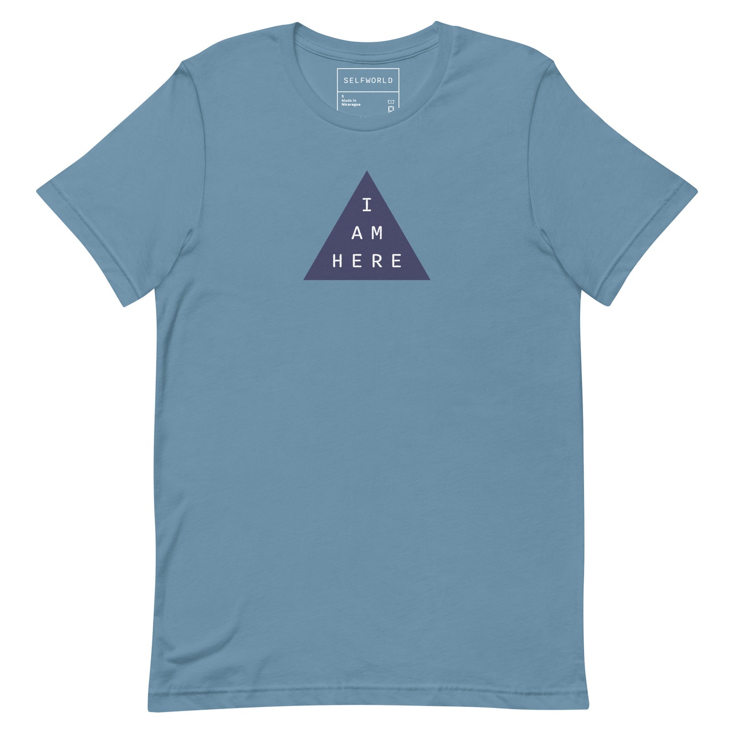 I Am Here, Purple Triangle - Unisex t-shirt