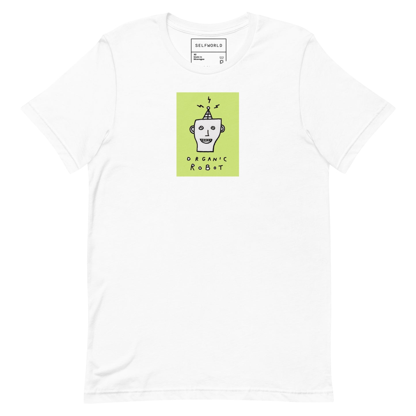 Organic Robot, Green - Unisex t-shirt