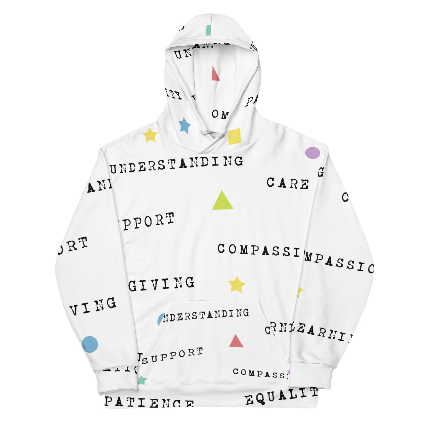Words and Shapes - Unisex Hoodie