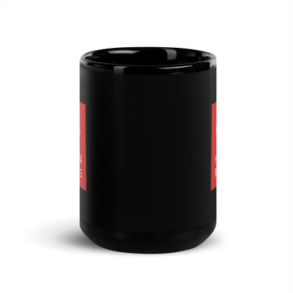Basic Needs are Human Rights - Black Glossy Mug