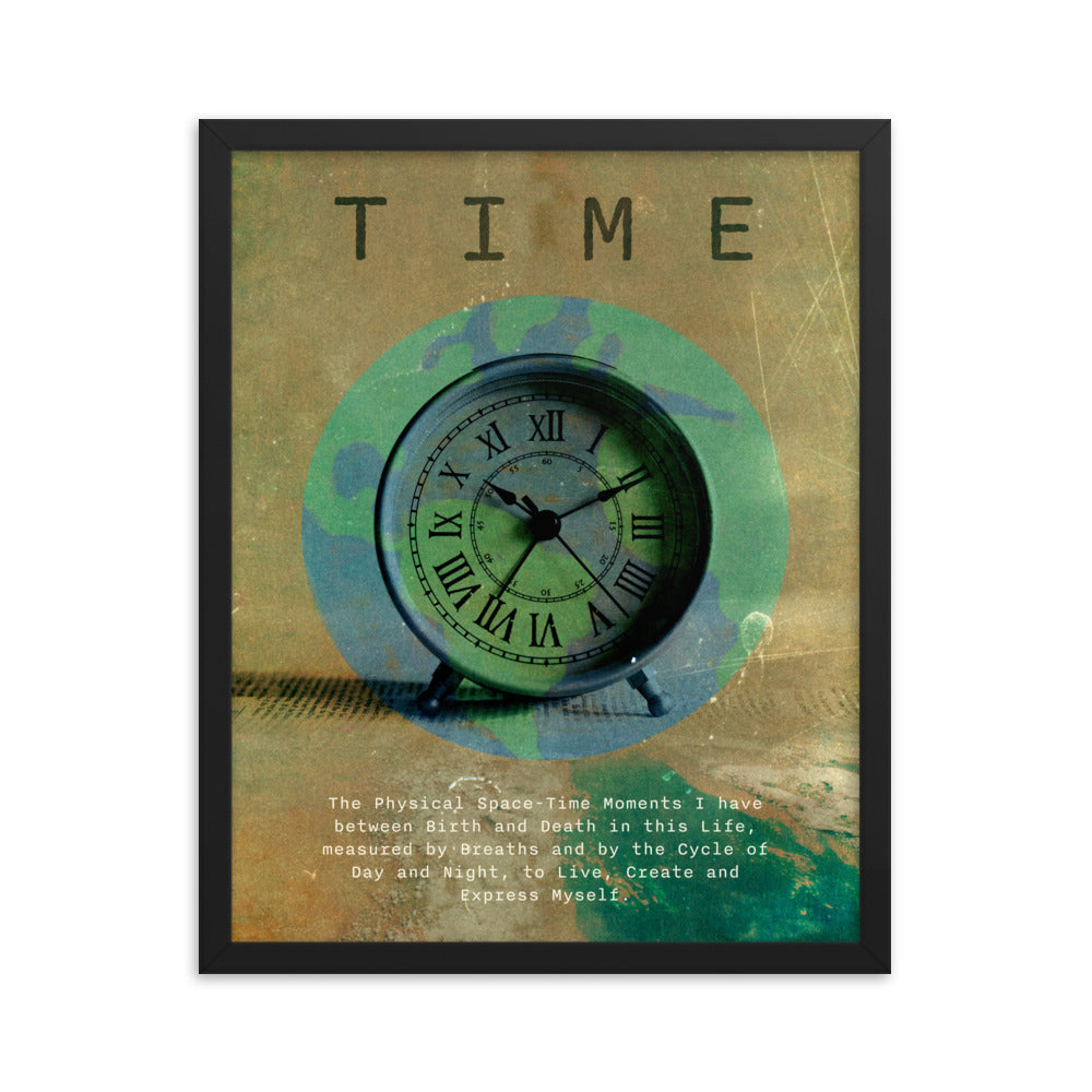 "Time" - Framed poster