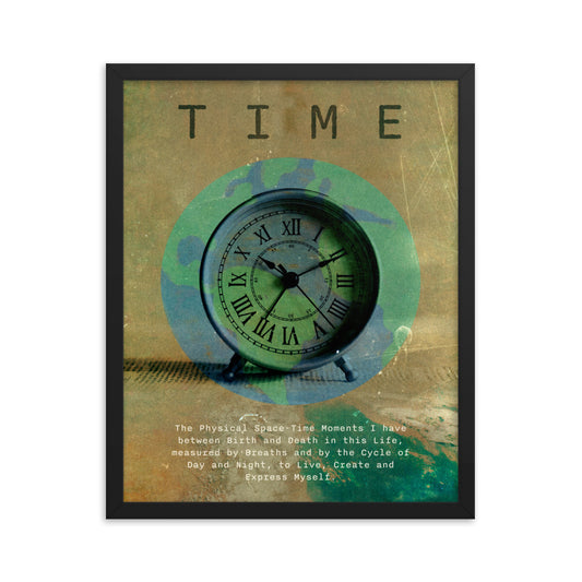 "Time" - Framed poster