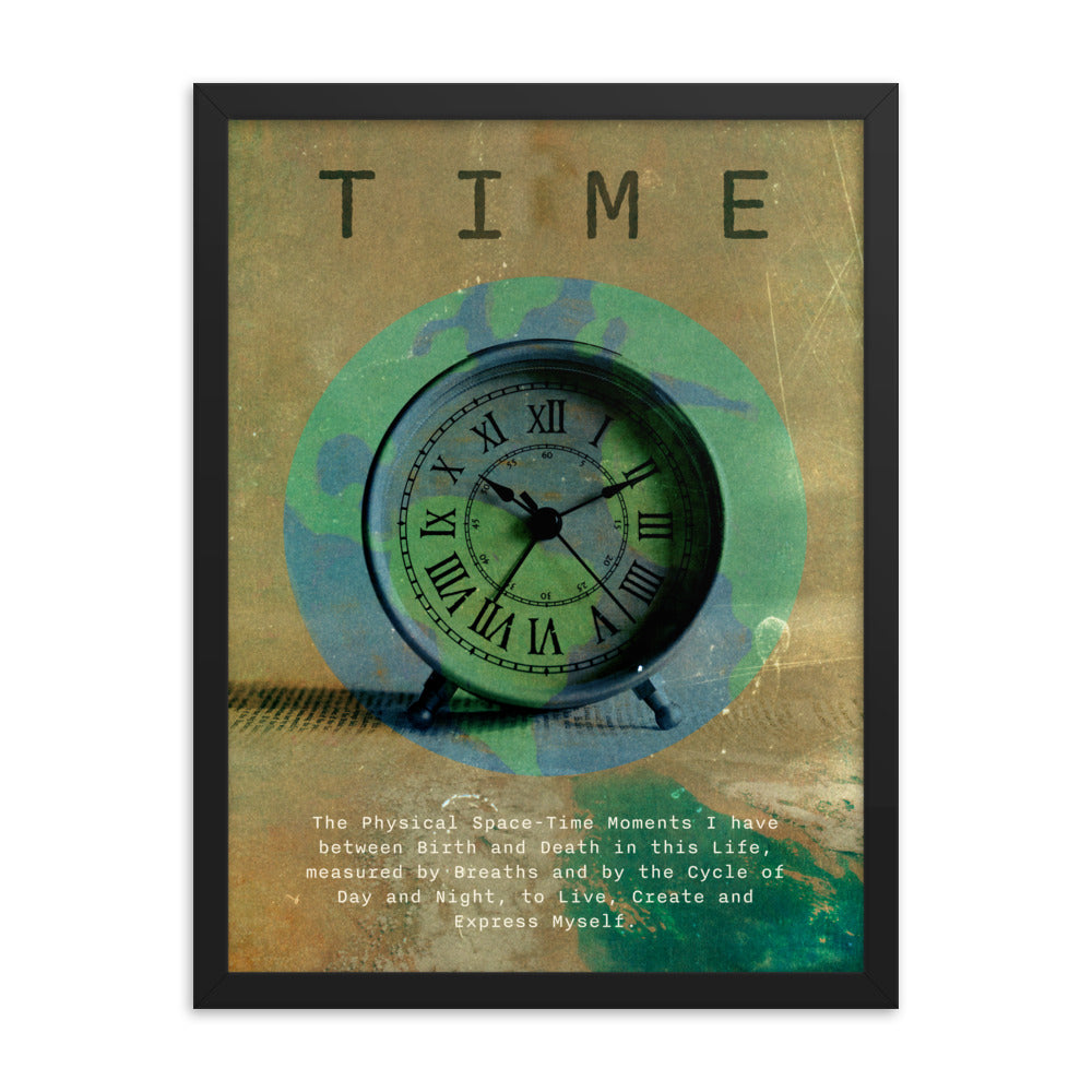 "Time" - Framed poster