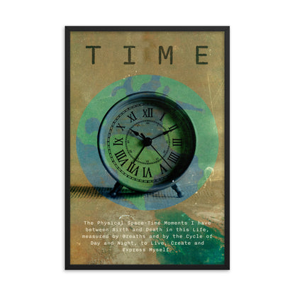 "Time" - Framed poster