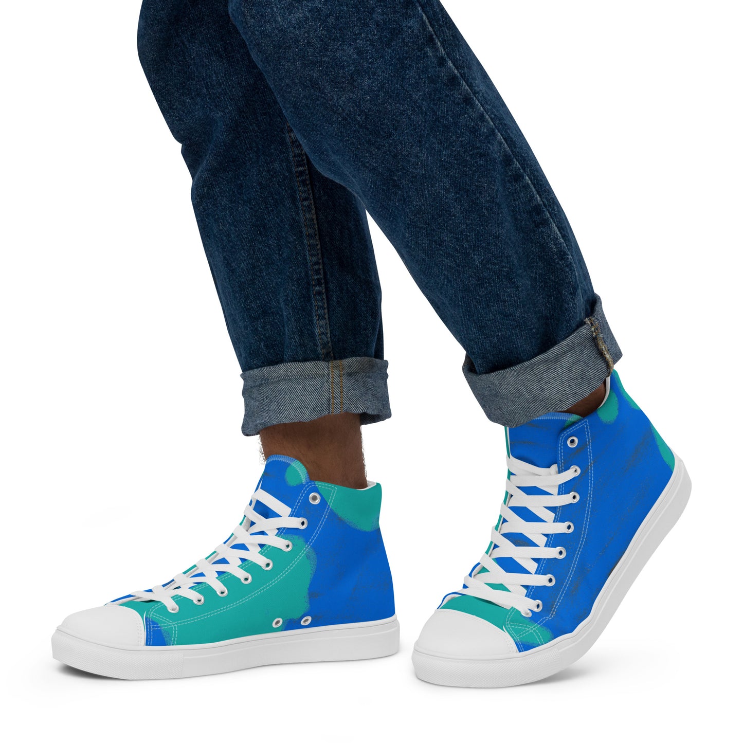 Earth - Men’s high top canvas shoes