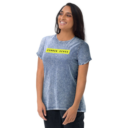 Common Sense - Denim T-Shirt
