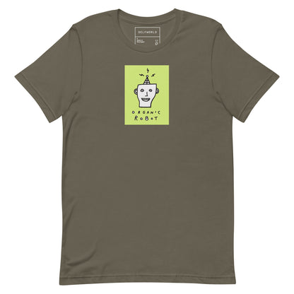 Organic Robot, Green - Unisex t-shirt