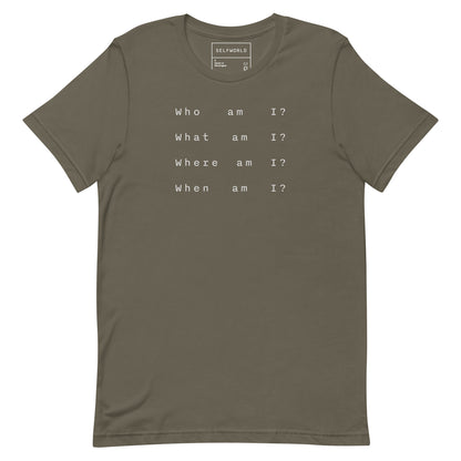 Who, What, When, Where Am I? - Unisex t-shirt