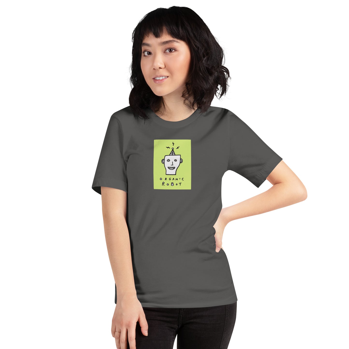 Organic Robot, Green - Unisex t-shirt