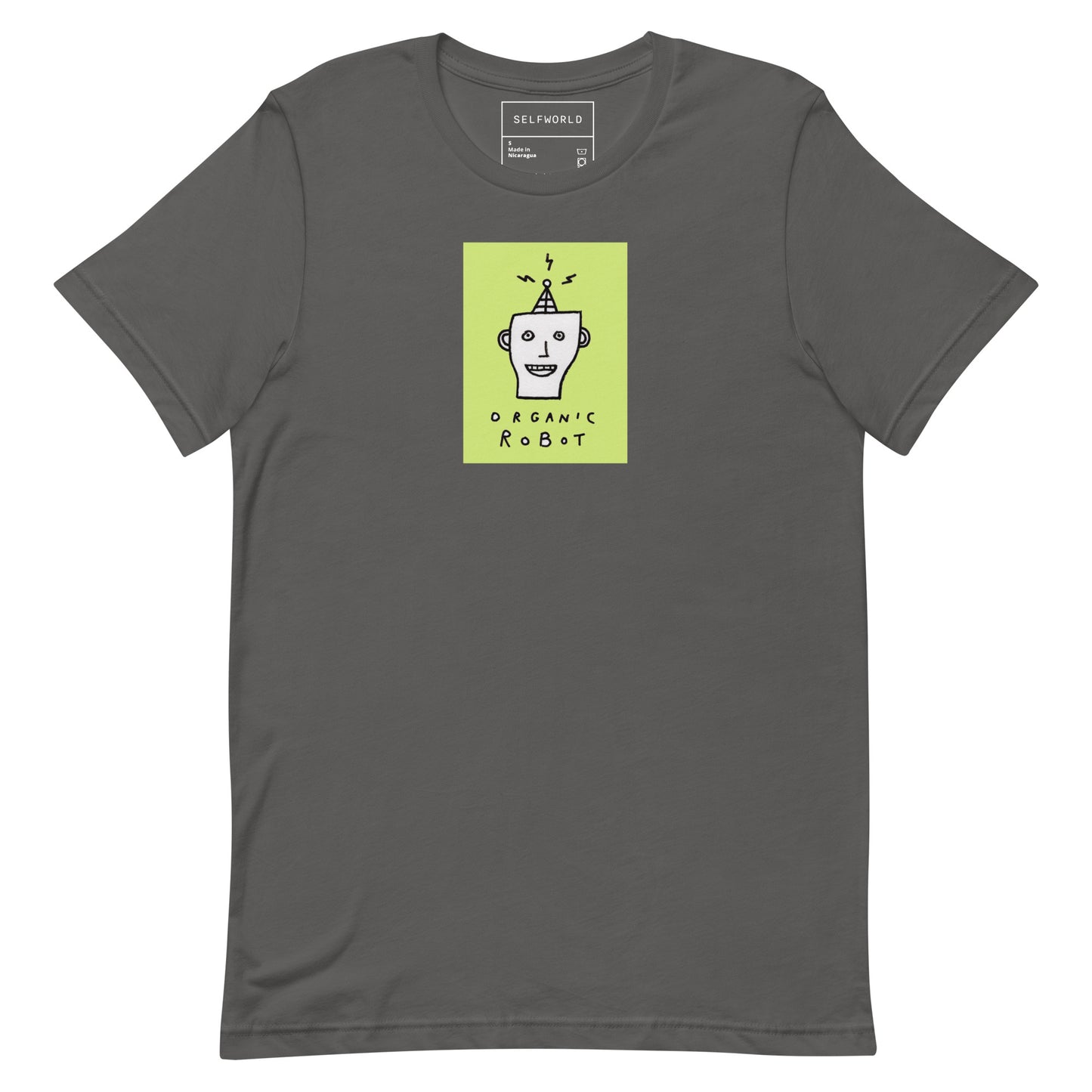 Organic Robot, Green - Unisex t-shirt