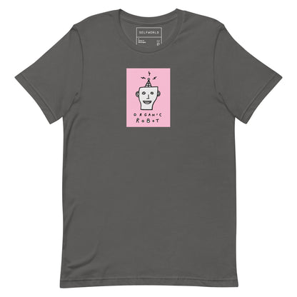 Organic Robot, Pink - Unisex t-shirt