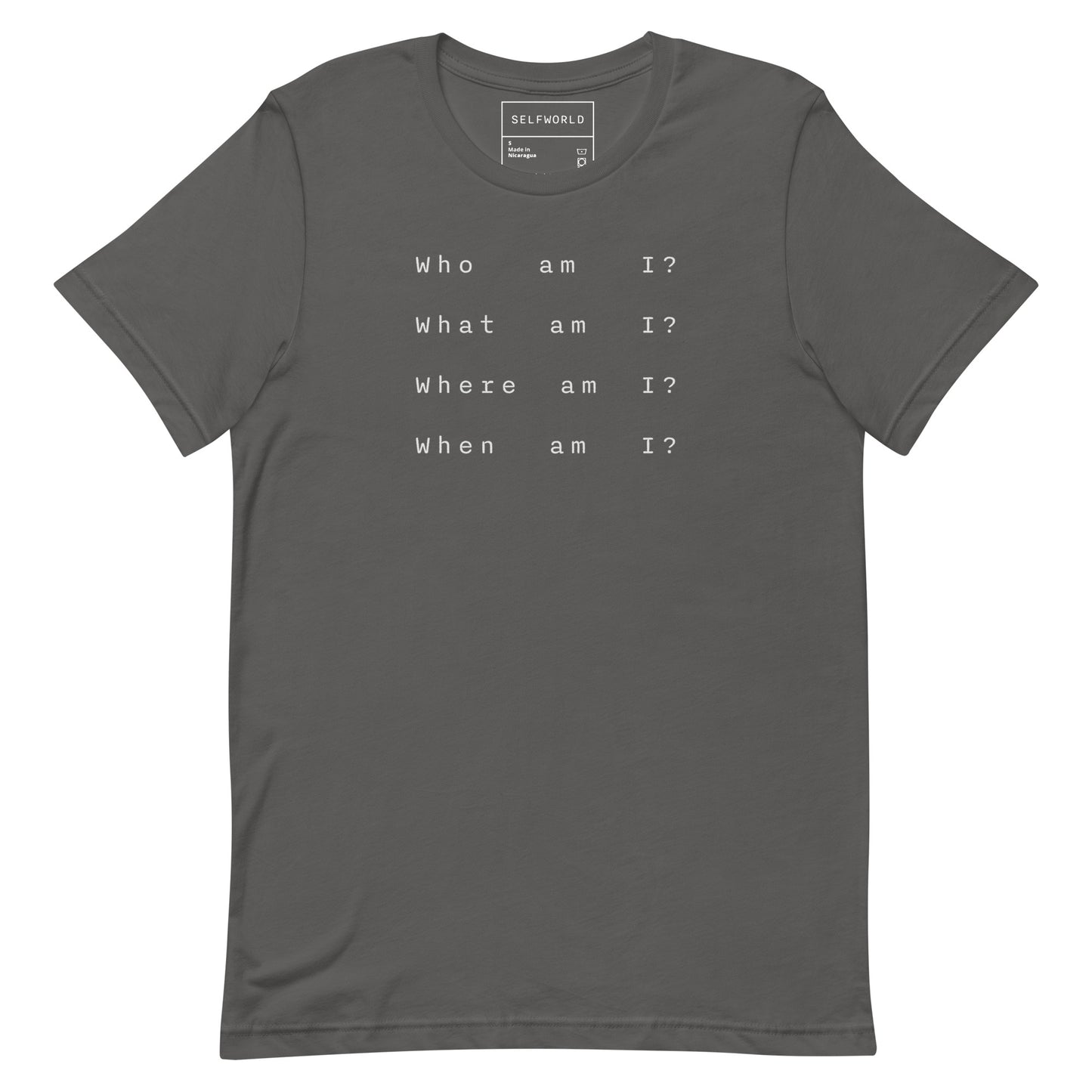 Who, What, When, Where Am I? - Unisex t-shirt