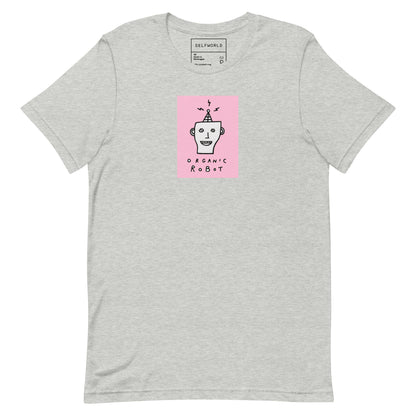 Organic Robot, Pink - Unisex t-shirt