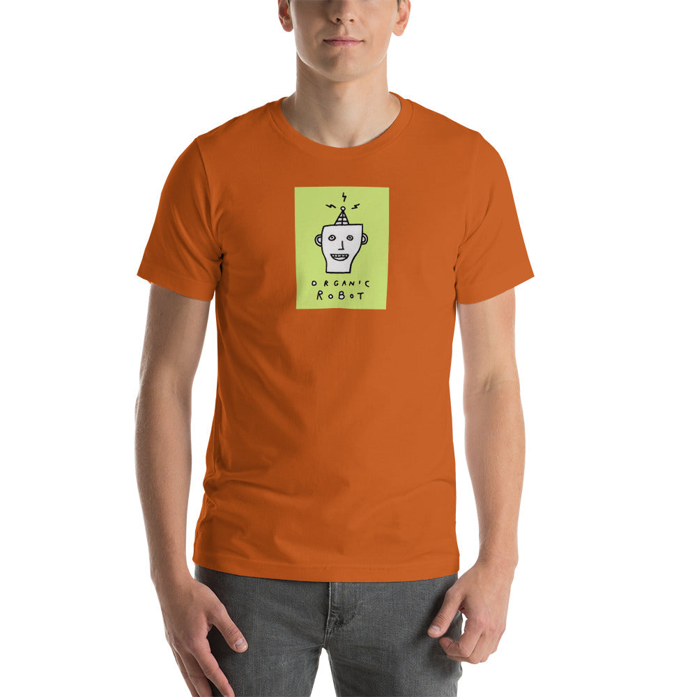 Organic Robot, Green - Unisex t-shirt