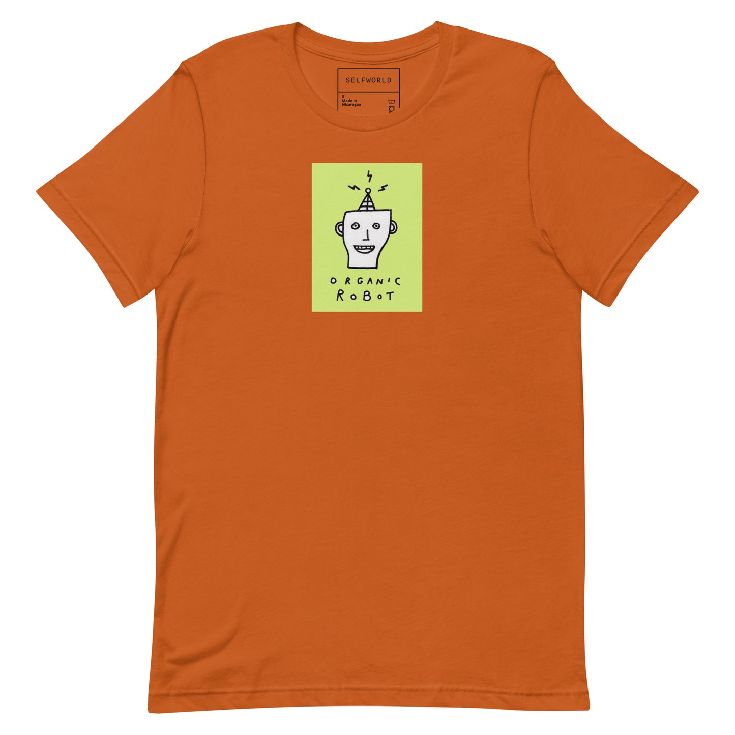 Organic Robot, Green - Unisex t-shirt