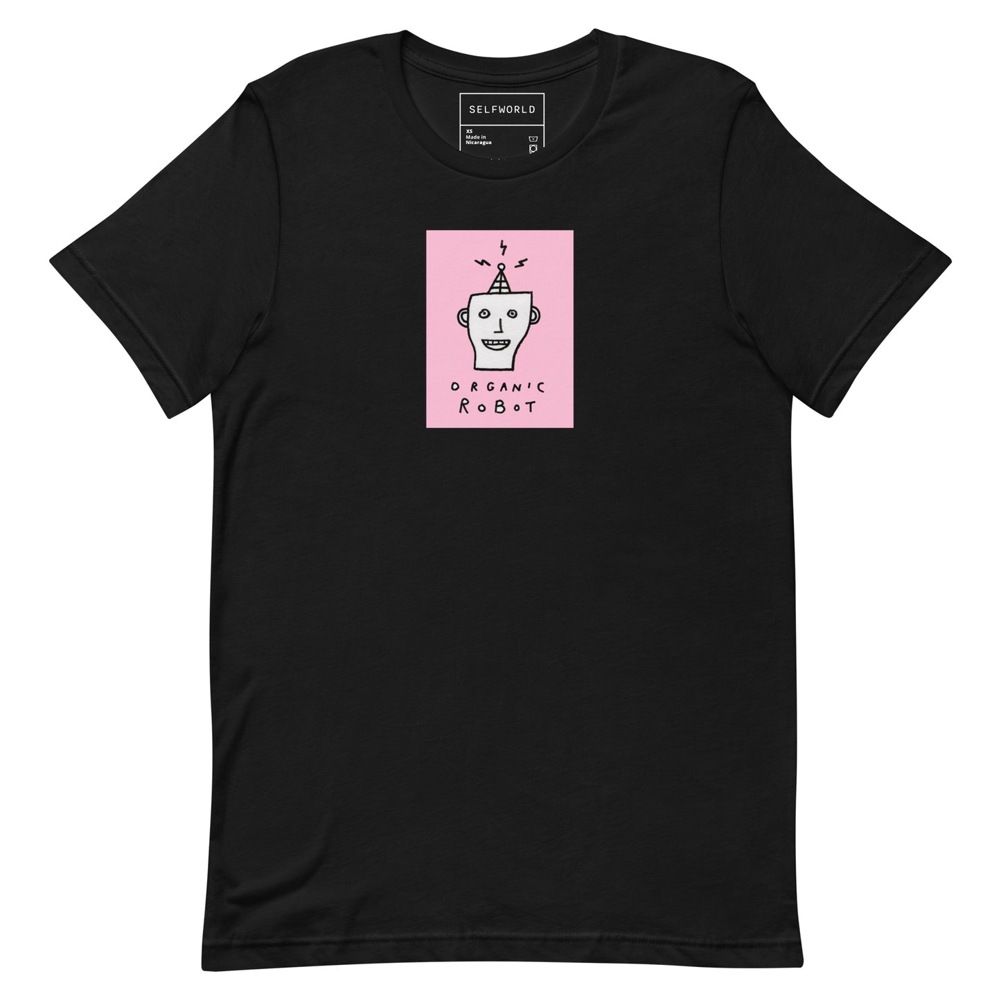 Organic Robot, Pink - Unisex t-shirt
