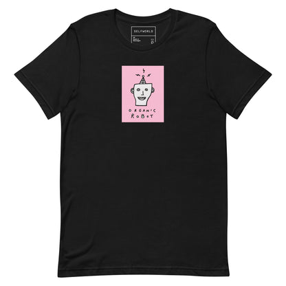 Organic Robot, Pink - Unisex t-shirt