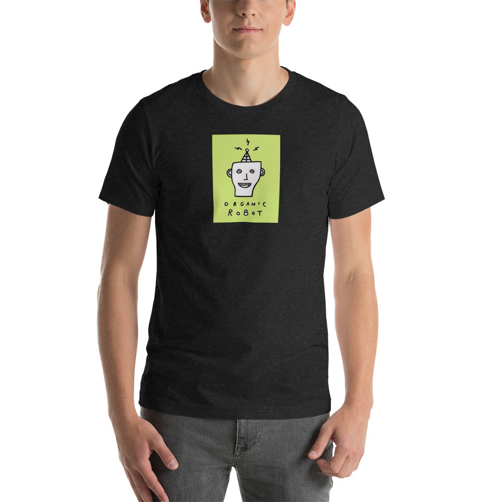Organic Robot, Green - Unisex t-shirt