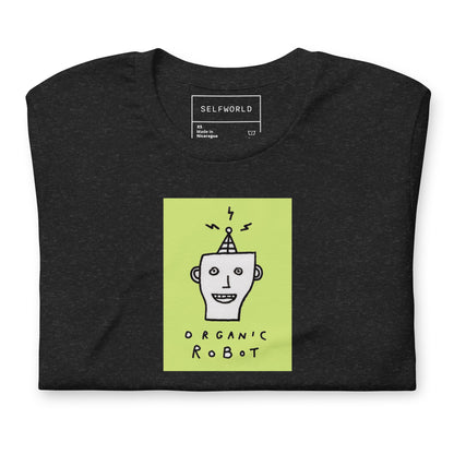 Organic Robot, Green - Unisex t-shirt