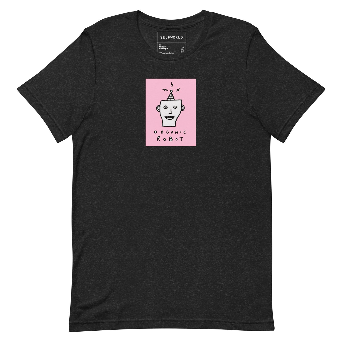Organic Robot, Pink - Unisex t-shirt