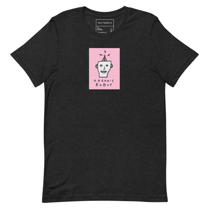 Organic Robot, Pink - Unisex t-shirt