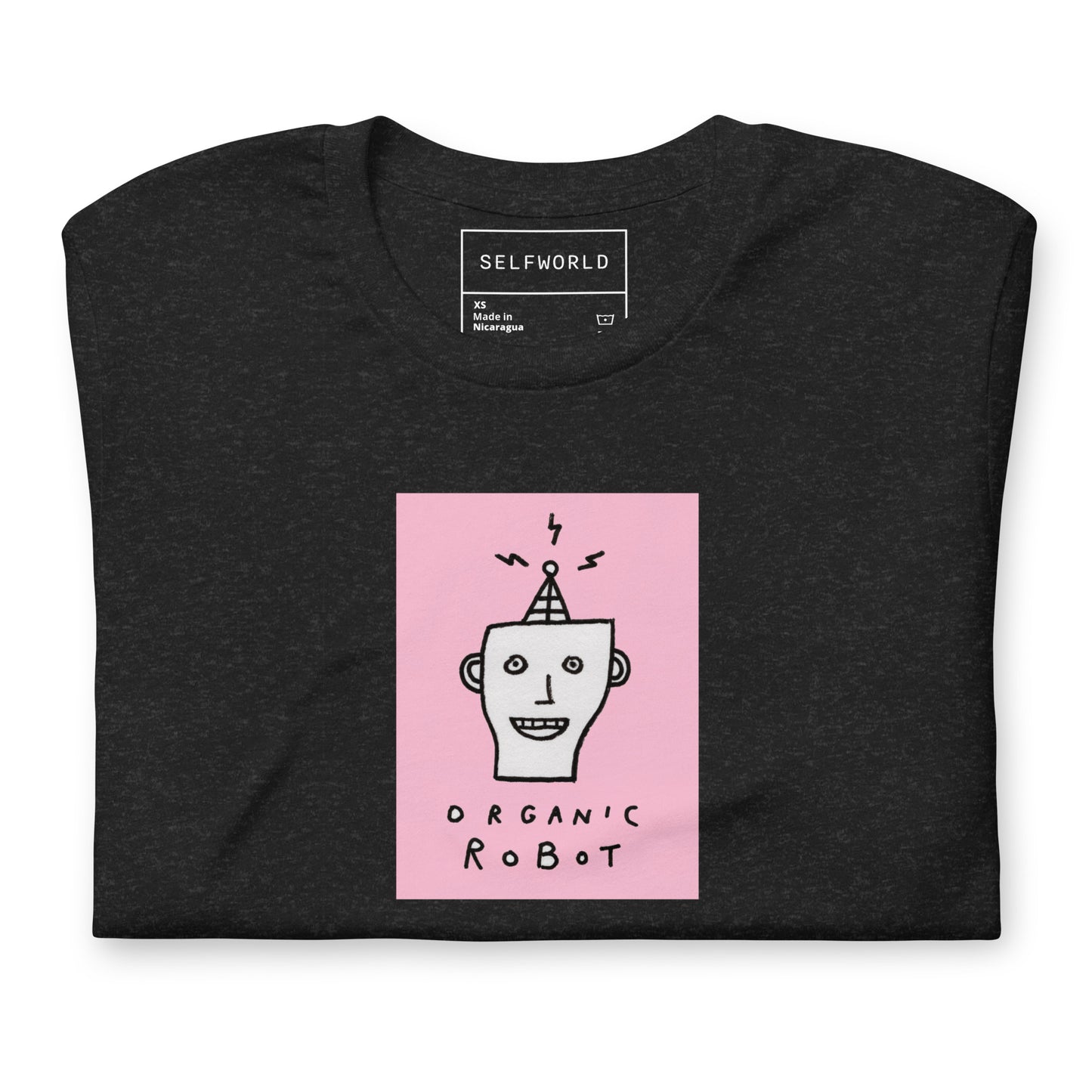 Organic Robot, Pink - Unisex t-shirt