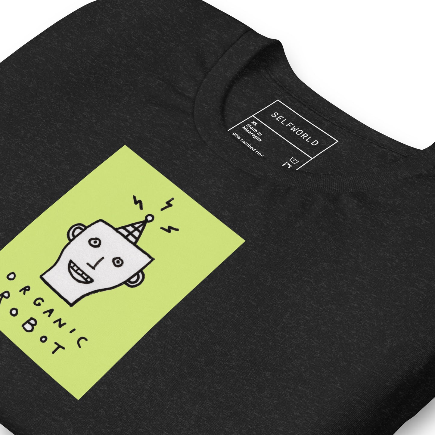 Organic Robot, Green - Unisex t-shirt