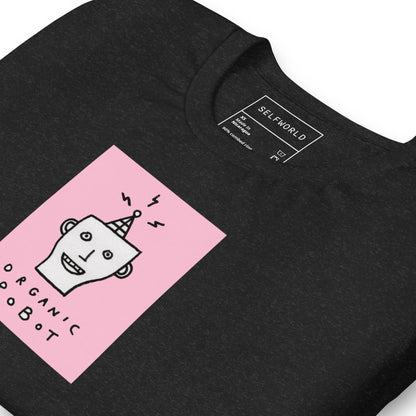Organic Robot, Pink - Unisex t-shirt