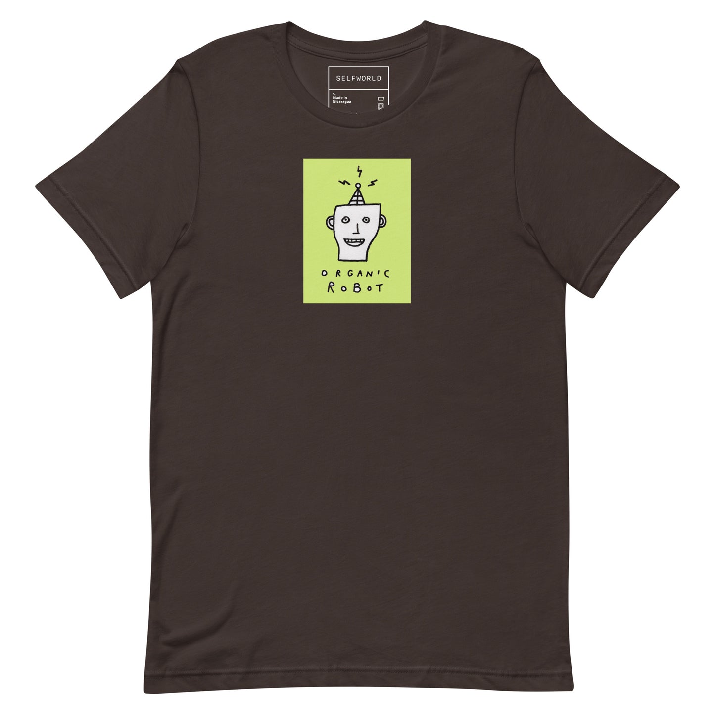 Organic Robot, Green - Unisex t-shirt