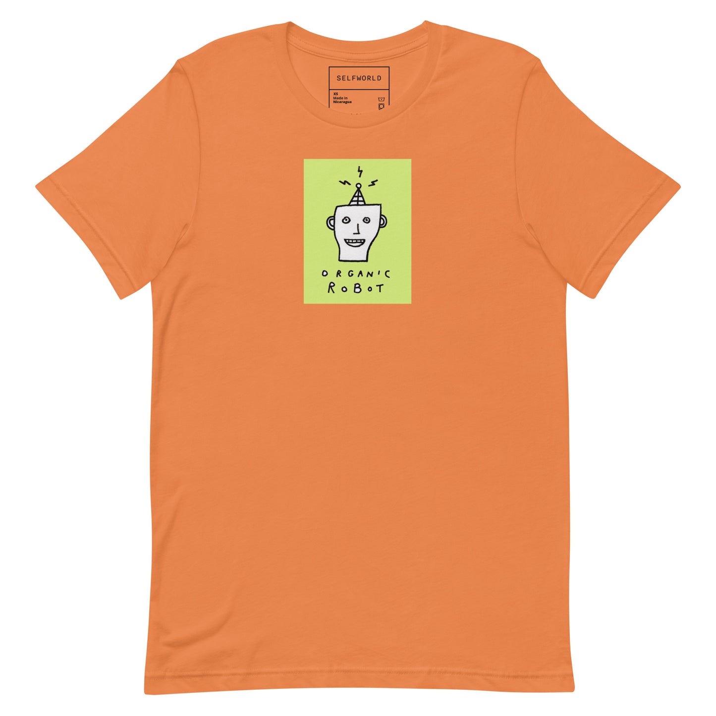 Organic Robot, Green - Unisex t-shirt