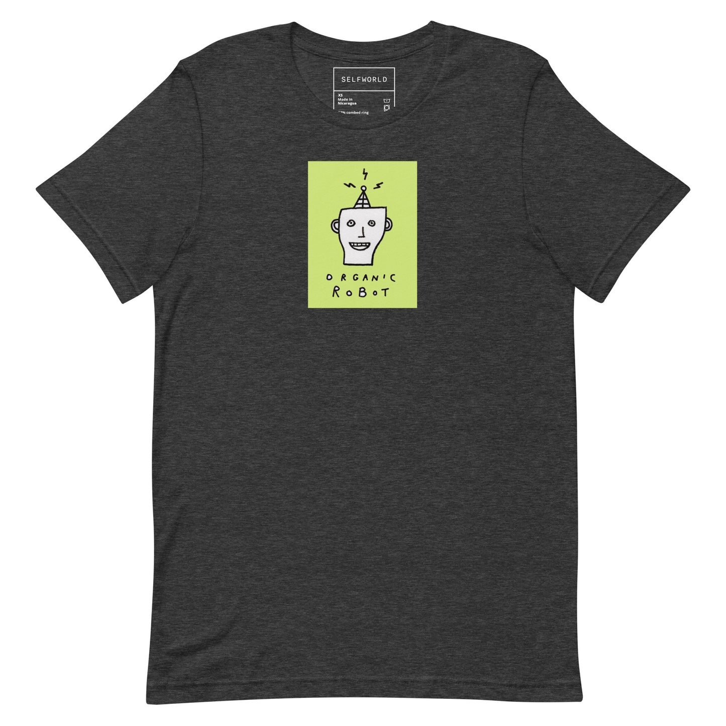 Organic Robot, Green - Unisex t-shirt