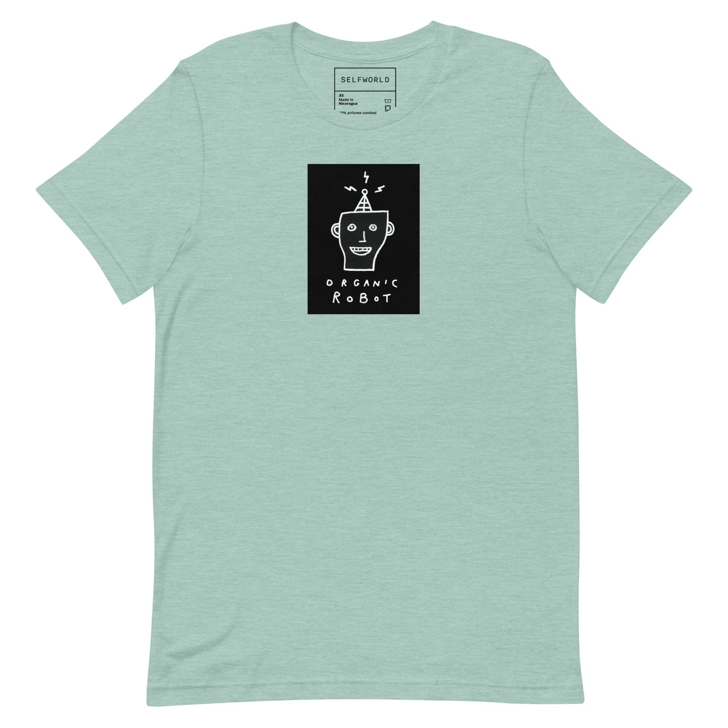 Organic Robot, Black - Unisex t-shirt