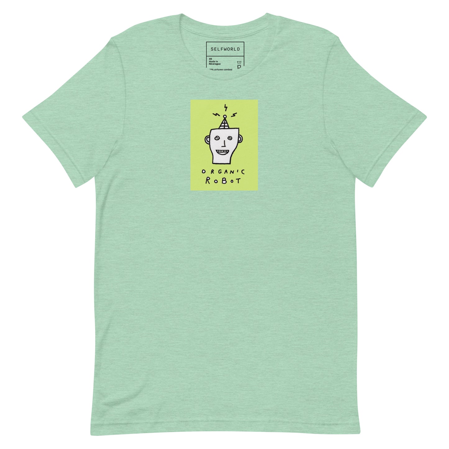 Organic Robot, Green - Unisex t-shirt