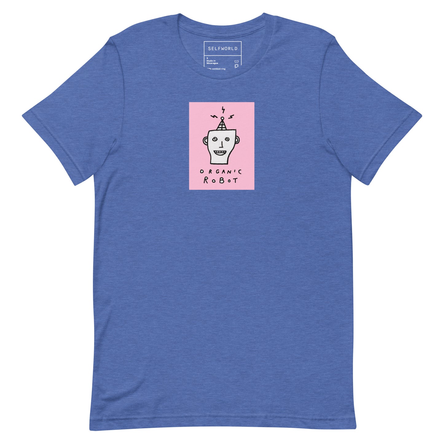 Organic Robot, Pink - Unisex t-shirt