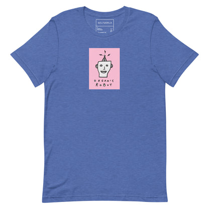 Organic Robot, Pink - Unisex t-shirt