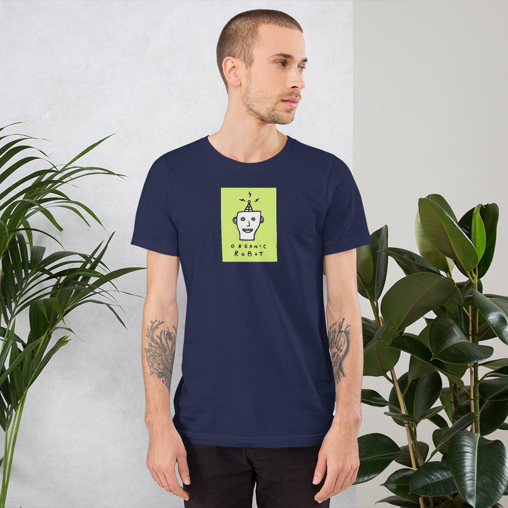Organic Robot, Green - Unisex t-shirt