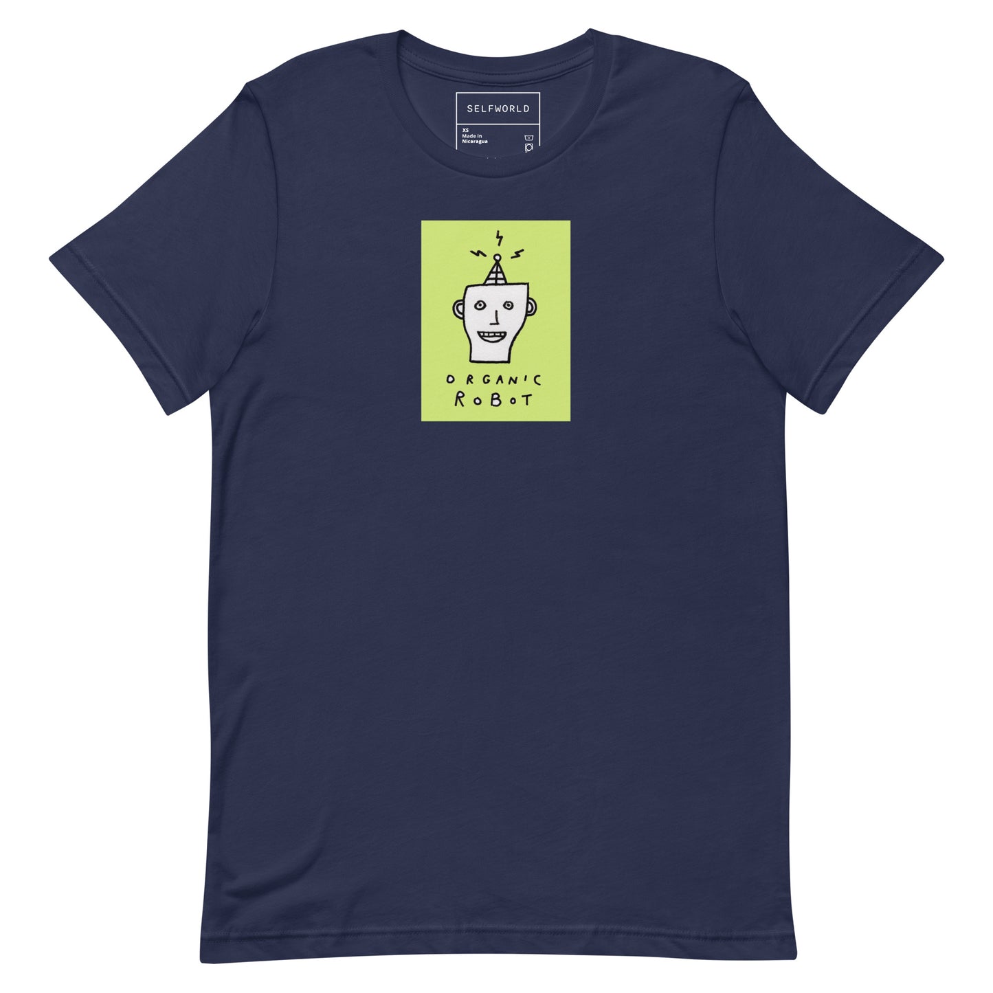 Organic Robot, Green - Unisex t-shirt