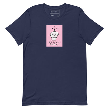 Organic Robot, Pink - Unisex t-shirt