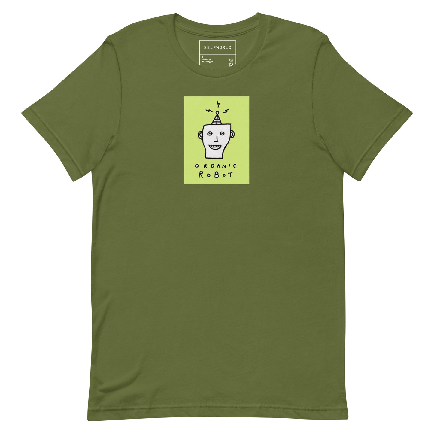 Organic Robot, Green - Unisex t-shirt