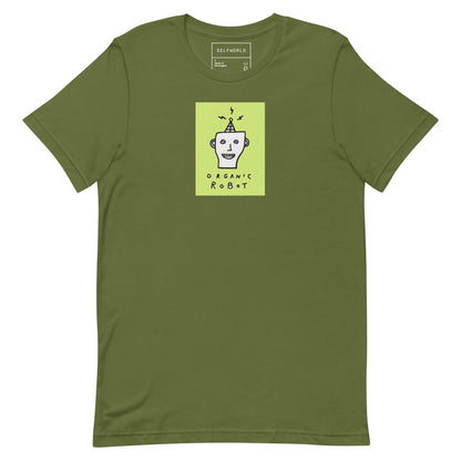 Organic Robot, Green - Unisex t-shirt