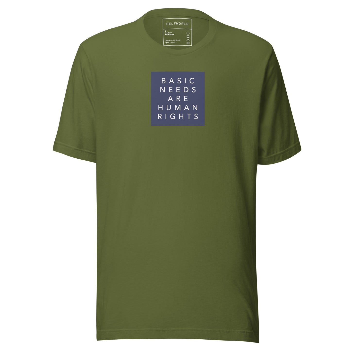 Basic Needs are Human Rights - Unisex t-shirt
