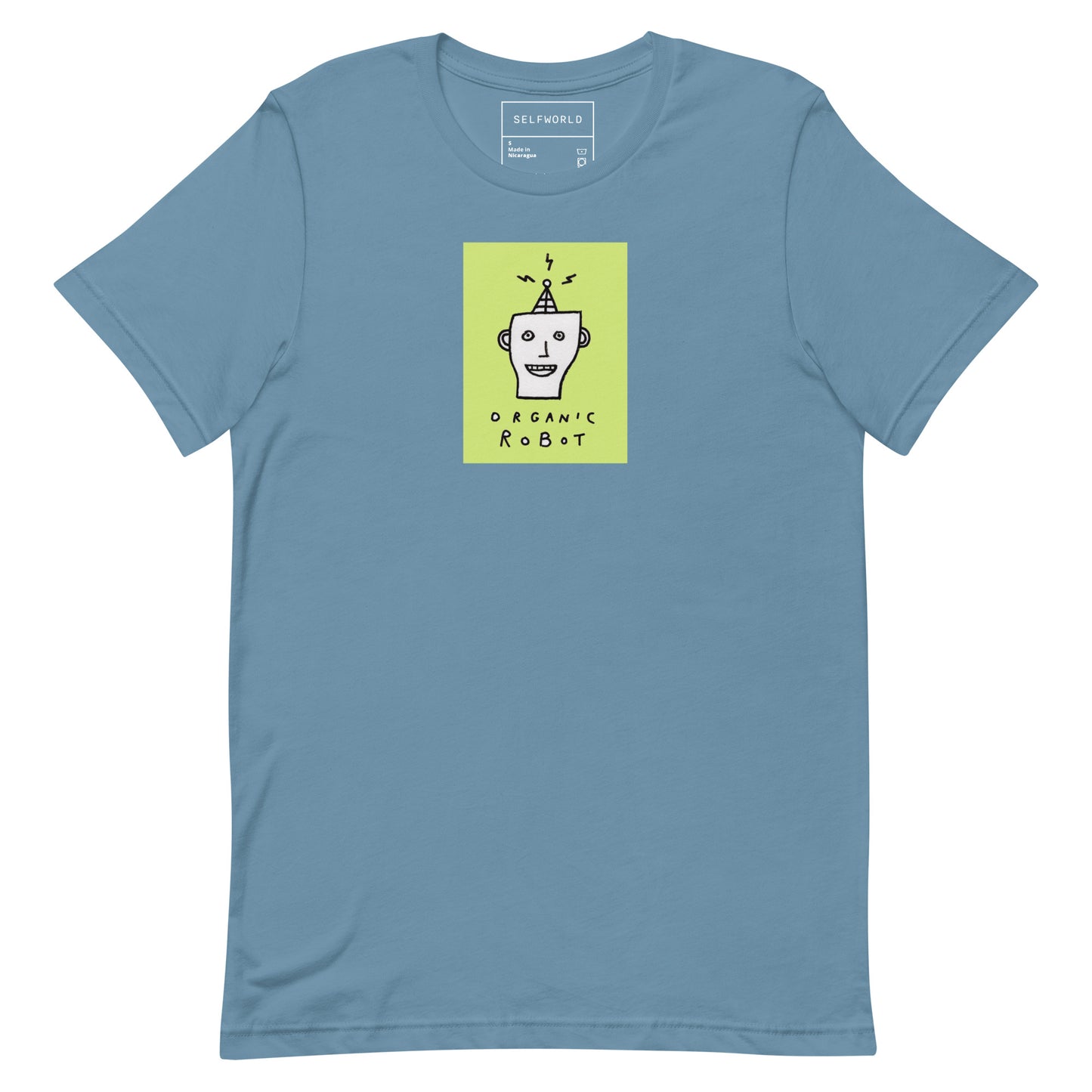 Organic Robot, Green - Unisex t-shirt