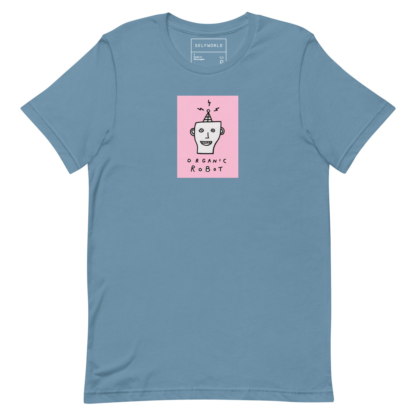 Organic Robot, Pink - Unisex t-shirt