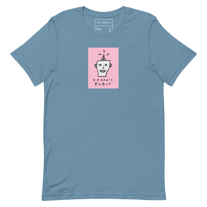 Organic Robot, Pink - Unisex t-shirt