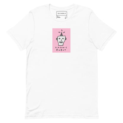 Organic Robot, Pink - Unisex t-shirt