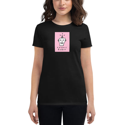 Organic Robot, Pink - Women's short sleeve t-shirt
