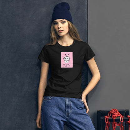 Organic Robot, Pink - Women's short sleeve t-shirt